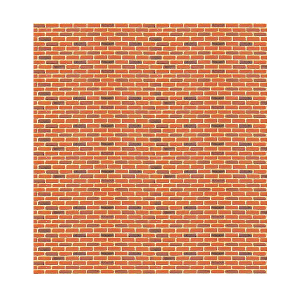 O Scale Red Brick Sheet